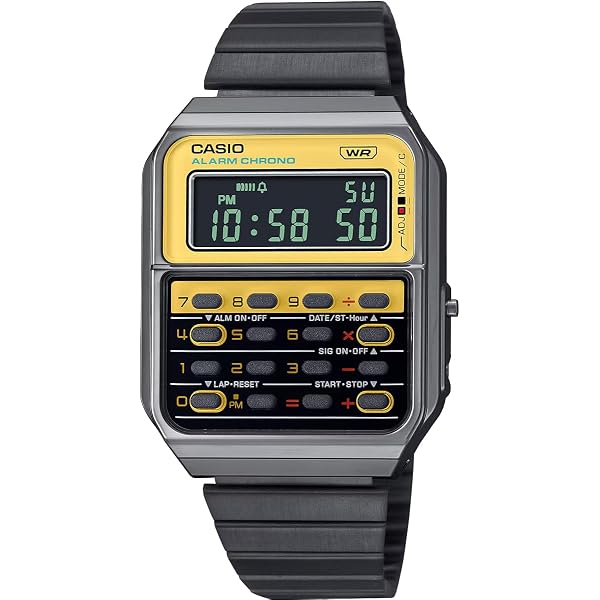 Amazon | [カシオ] CASIO 8桁計算機能付き デジタル 腕時計 PAC-MAN