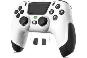 PS4コントローラー [最新バージョン] Onlyzoo コントローラー PS4 PS3 Swtich 兼用 iphone ipad IOS13/14/15/16 スマホ ANDROID PC ワイヤレスコントローラー マクロ機能 背面ボタン付き ゲ