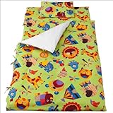 ベビー用お昼寝布団7点セット 動物柄 ZOO 動物柄ZOO／グリーン