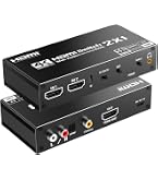 Amazon | BUNGPUNG 8K@60Hz HDMI ARC/eARC 音声分離器 オーディオ