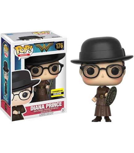 Funko POP Wonder Woman Blue Dress Exclusive Vinyl Figure