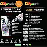 OAproda 日本製素材 旭硝子製(AGC)のガラスを採用する iPhone 6s plus iPhone 6 plus 用強化ガラス保護フィルム ( 5.5インチ ) (0.3mm,硬度9H ) 3D Touch対応 2.5D ラウンドエッジ加工 気泡レス 耐指紋 撥油性 99%高透過率 耐衝撃 飛散防止処理 C-Glass