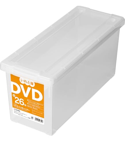 Amazon｜天馬 ディスク収納ボックス DVDいれと庫 (ケース販売) 18個入