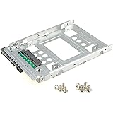 DSLRKIT 2.5 → 3.5変換 2.5インチ HDD/SSD 変換 SATAインターフェース内蔵 HDDケース 3.5インチ 変換ブラケット ネジ付き