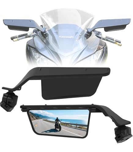 Daytona Honda 41475 High Visibility Mirror, For Motorcycles, Stick