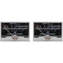 Amazon.co.jp: BYSL 2X 12-16V VU メーターアナログパネル