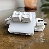 OSUキーパッド2キー赤軸ゲーミングUSBキーボード、NONOホットスワップメカニカルキーボード、マクロおよびリズムゲーム用のミニメカニカRGBキーパッドのコピーと貼り付け…