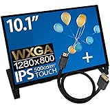 [Santek] 10インチ Raspberry Pi用モニター 1280×800 WXGA 高輝度500cd/㎡ IPS タッチモニター スピーカー内蔵 オープンフレーム Raspberry Pi 4/3/2/1 ZERO Jetson Nanoマ