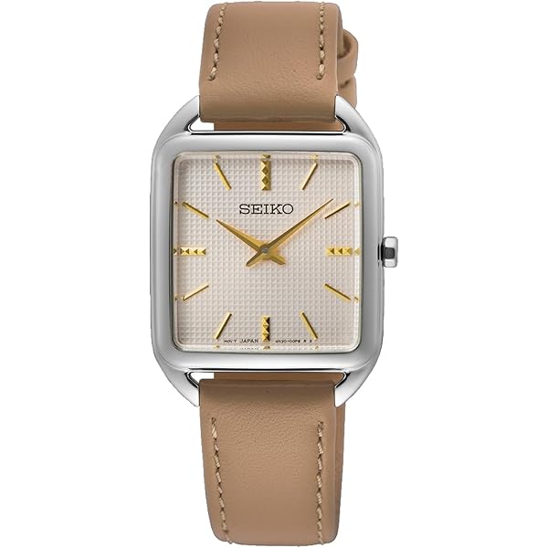 Amazon.co.jp: SEIKO[セイコー] sup252 ブラウンレザー腕時計 ソーラー