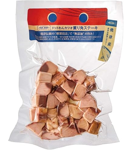 Amazon | ドットわん カツオ薫り角ステーキ 70g×2個 | ドットわん