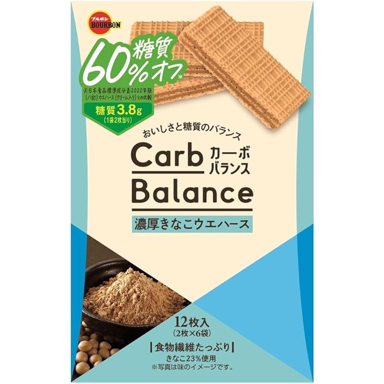Amazon.co.jp: ブルボン ちょこっとカーボバランスチョコウエハース 6