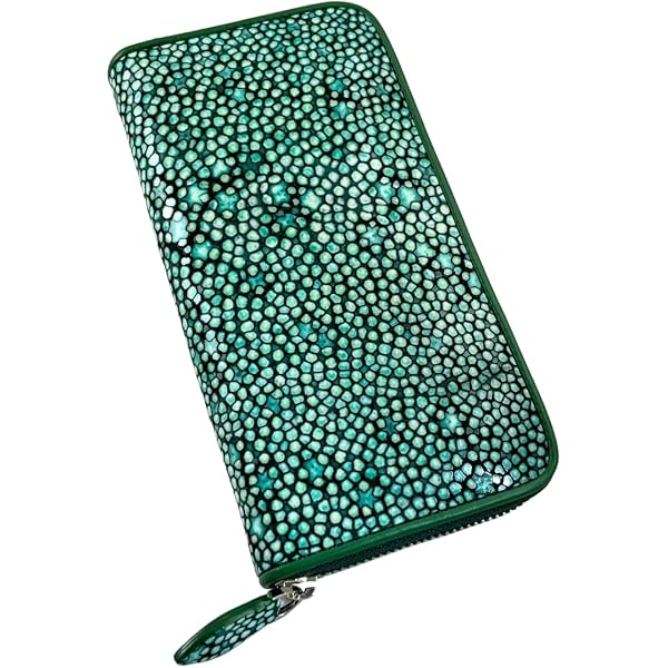 スタースティングレイ エイ 長財布 ラウンドジップ グリーン ST2 スタースティングレイ エイ 長財布 ラウンドジップ グリーン ST2