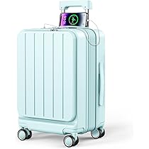 Amazon | [BARGOHOY] スーツケース 拡張機能付き 機内持ち込み