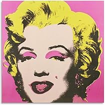 額付【50cm×50cmポスター】アンディ ウォーホル 「マリリン