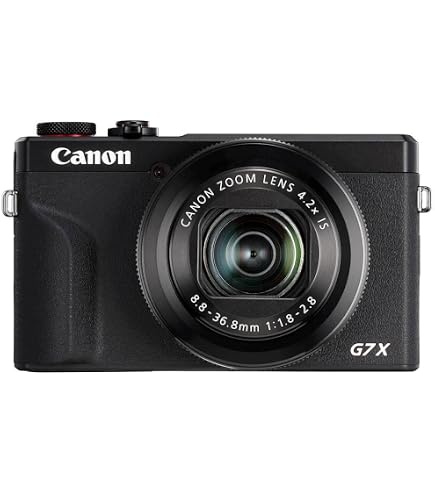 Canon PowerShot G7 X Mark II (Black) : Amazon.sg: Electronics