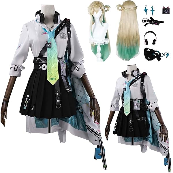 Amazon.co.jp: [DOKITOKI] リンネー コスプレ 衣装 鳴潮 JK制服