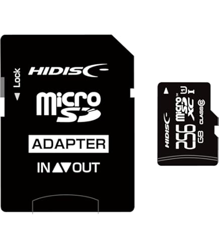 Amazon | HIDISC Maximum microSDXCカード 256GB CLASS10 UHS-I