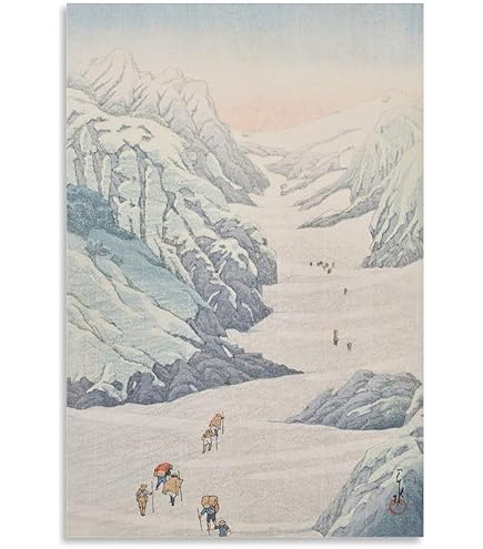 Amazon.co.jp: 吉田博 版画 大原海岸 1928年 56x36cm 大判ポスター