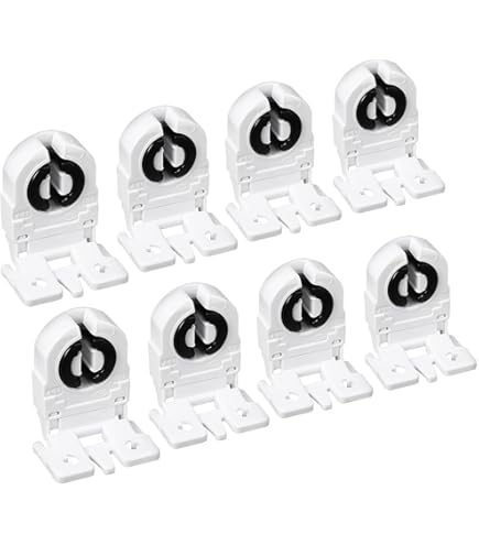 Amazon.co.jp: uxcell T8 蛍光灯ホルダー ランプソケット G13ベース AC