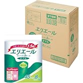 エリエール トイレットペーパー 1.5倍巻き 45m×32ロール(8ロール×4パック) ダブル パルプ100% リラックス感のある香り 【EC限定 正規段ケース】 【ハーフケース】