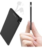 Amazon | TNTOR モバイルバッテリー 軽量 小型 超薄 6mm 5000mAh