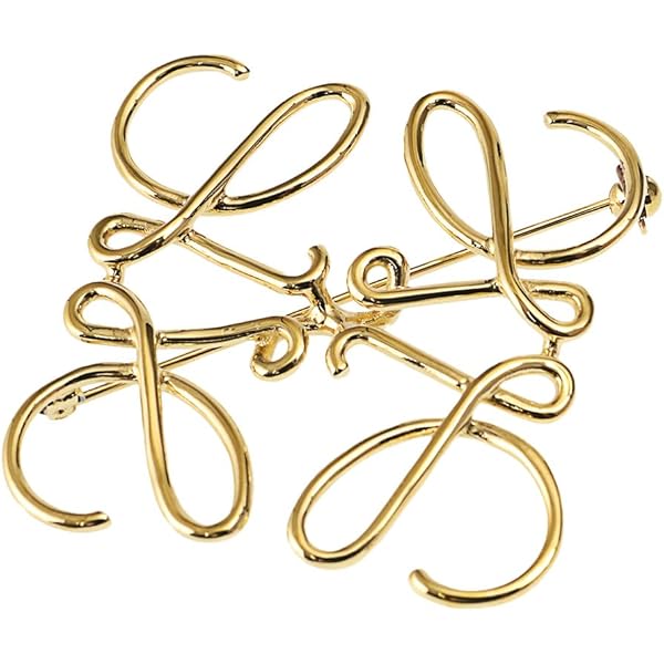 Amazon | [ロエベ] ブローチ レディース アナグラム ショール