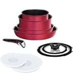 ティファール　インジニオ・ネオ　マホガニー・プレミア　9点セット　ガス対応製品 Amazon｜ティファール 鍋 フライパン 9点 セット 着脱式取っ手 蓋 付