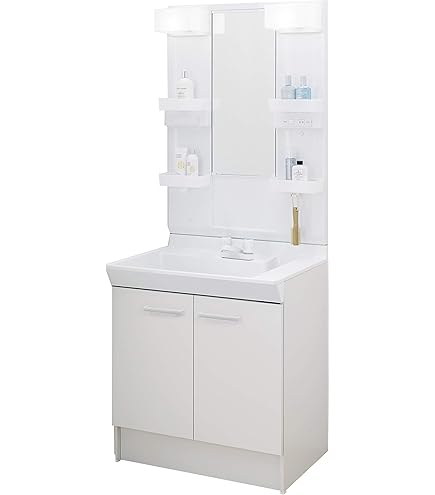 Amazon | TOTO 洗面化粧台(KEシリーズ) 間口750 2枚扉タイプ ホワイト  