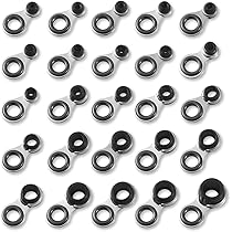 Amazon | ロッドガイド 釣り竿 ステンレス 6# 1.0~4.8mm 25点