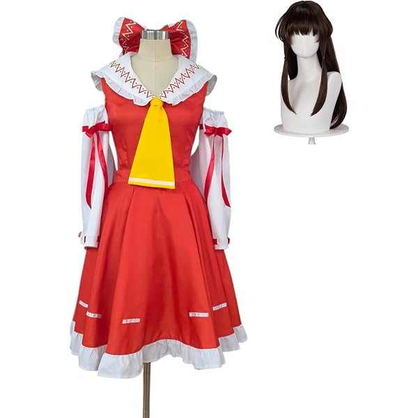 Amazon.co.jp: [TTCOS] 夢の東方タッグ編 博麗霊夢 コスプレ衣装 : ホビー