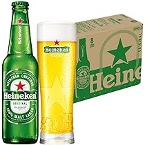 超レア　ハイネケン　陶器製ビールボトル Amazon.co.jp: 【EC限定】 ハイネケン ラガービール 瓶 330ml × 8本