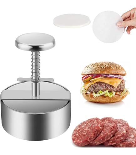 Amazon｜ギフ ハンバーグ 型 ミニ バーガープレス 7.7cm 15400
