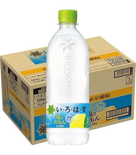 Amazon.co.jp: い・ろ・は・す スパークリングれもん×2箱48本 515ml
