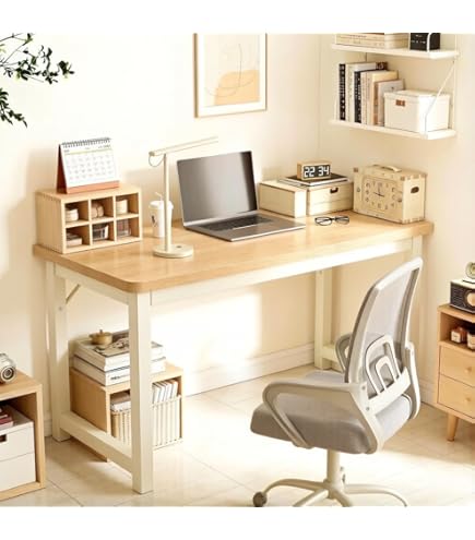 パソコンデスク Amazon.co.jp: パソコンデスク長さ100×幅80×高さ74cm 机 PCデスク