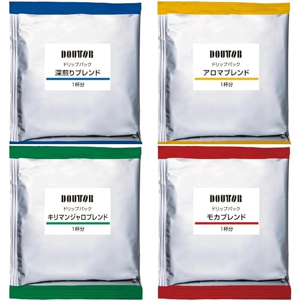 Amazon.co.jp: ドトールコーヒー ドリップパック アソート 飲み