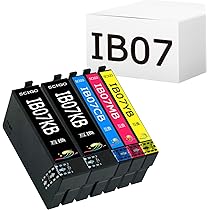 Amazon.co.jp: IB07CL4B エプソン 用 インク IB07 マウス 4色セット+