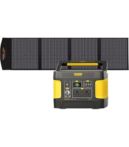 Amazon.co.jp: Evopow ポータブル電源 355Wh 大容量 ソーラーパネル 