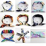 迷彩赤ちゃん用 リボンヘアバンド ヘアアクセサリー 伸縮性DIYアクセサリ6cm/1個 YTK12