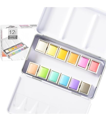 Amazon.co.jp: PHOENIX プロフェッショナル水彩絵具セット – 24色