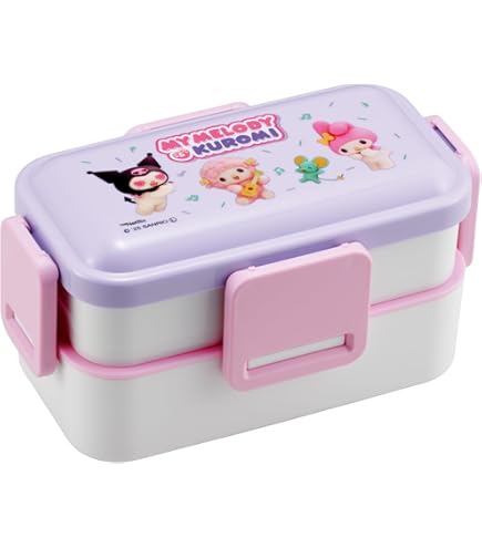 Amazon｜マイメロディ クロミ[お弁当箱]スリム2段ランチボックス