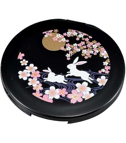 Amazon.co.jp: 平安 手鏡 コンパクト 螺鈿装飾 伝統工芸 高岡漆器 日本