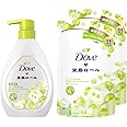Dove Body Soap, Seasonal Dojima Roll, Shine Muscat (Body Wash), Main Body + Refill, 16.6 oz (470 g) + 11.6 oz (330 g) x 2 Packs