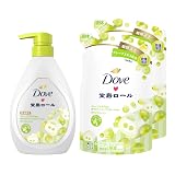 Dove(ダヴ) ボディソープ 季節の堂島ロール シャインマスカット (ボディウォッシュ) 本体+詰め替え用 470g+330g×2個