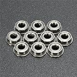 ランフィー　10 個入り MF63ZZ 3x6x2.5mm ダブルフランジ シールド ボール ベアリング
