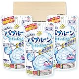 らくハピ バブルーン トイレボウル 3個セット PSJオリジナルBOX いれるだけバブルーン トイレの洗浄剤 トイレ洗浄 トイレ掃除 泡 大掃除 (アース製薬)