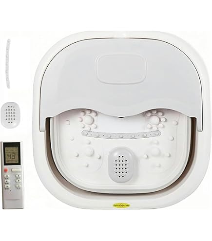 Amazon | Carbagjoy 折り畳め フットバス 足湯 保温 浴剤可 高温自動
