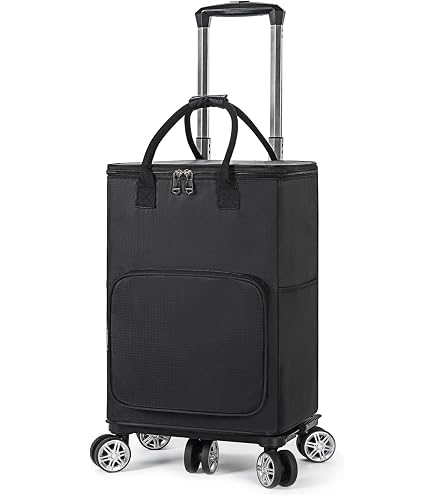 Amazon｜Leechatwin ショッピングカート 29L 折りたたみ携帯 保冷機能