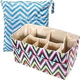 ［キロフライ］kiloflyベビーおむつバッグオーガナイザー、コンパートメント+ウェットドライバッグバリューコンボ