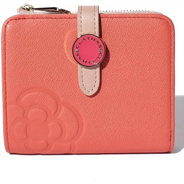 Amazon | アマン ラウンド二つ折り財布 | 財布