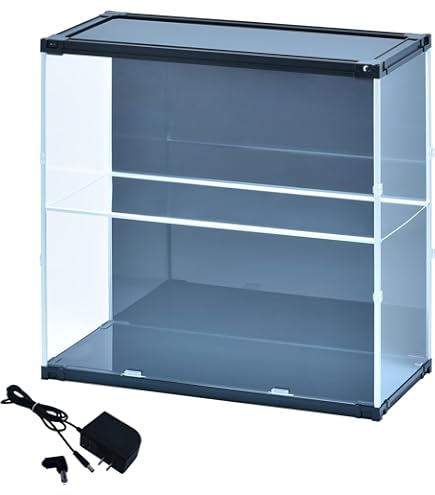 Amazon | J-STAGE ワイド スーパーハイタイプ フィギュアケース 棚 led